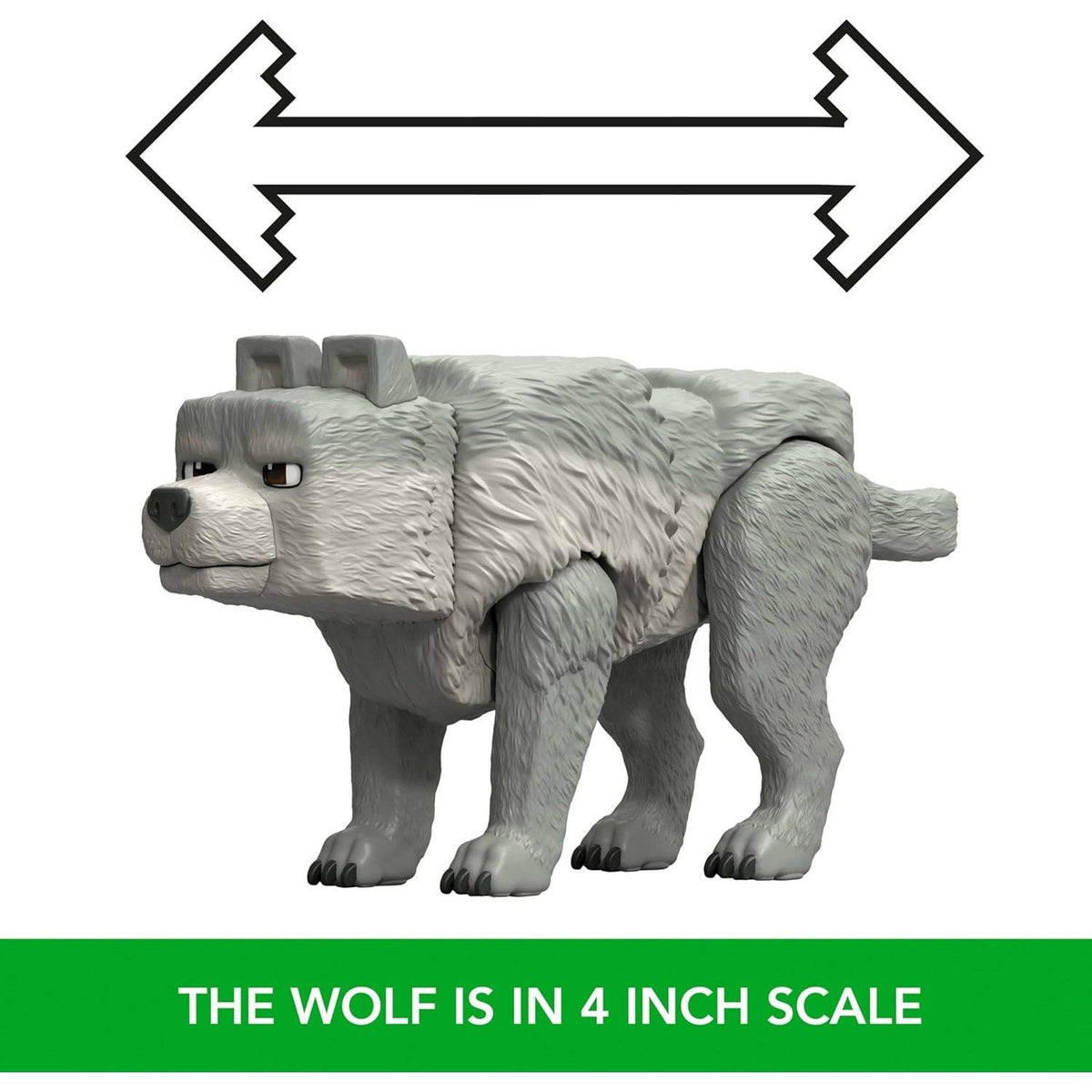 Minecraft La pelicula figuras de acción de Dennis El lobo