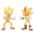 Set 2 Figuras Sonic 3 Super Shadow & Sonic con Luces