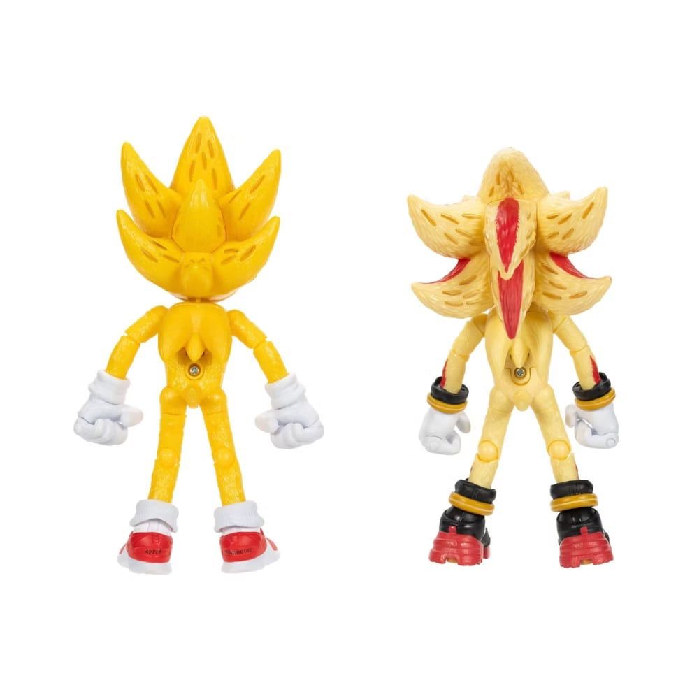 Set 2 Figuras Sonic 3 Super Shadow & Sonic con Luces