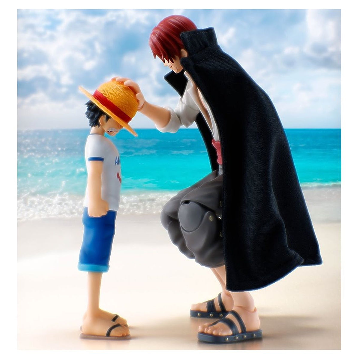 One Piece SH Figuarts Shanks and Monkey D Luffy