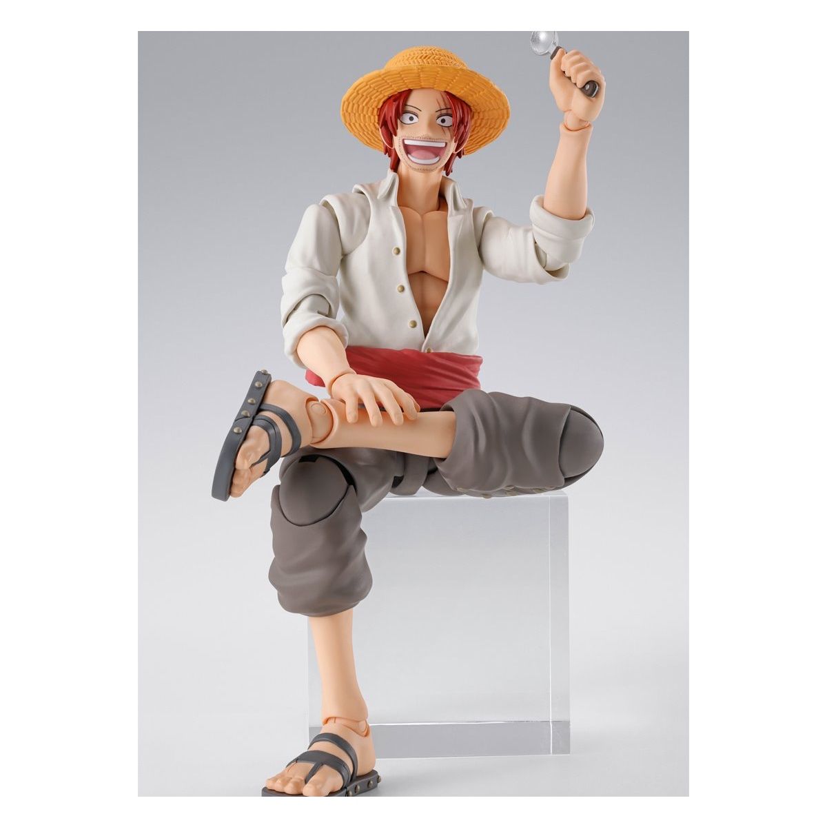One Piece SH Figuarts Shanks and Monkey D Luffy