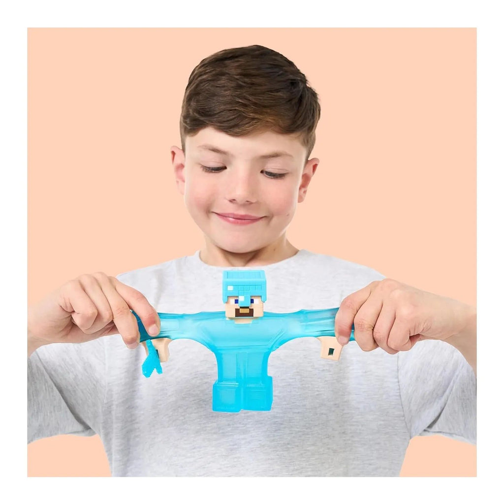 Heroes of Goo Jit Zu Minecraft elásticos Steve con Espada