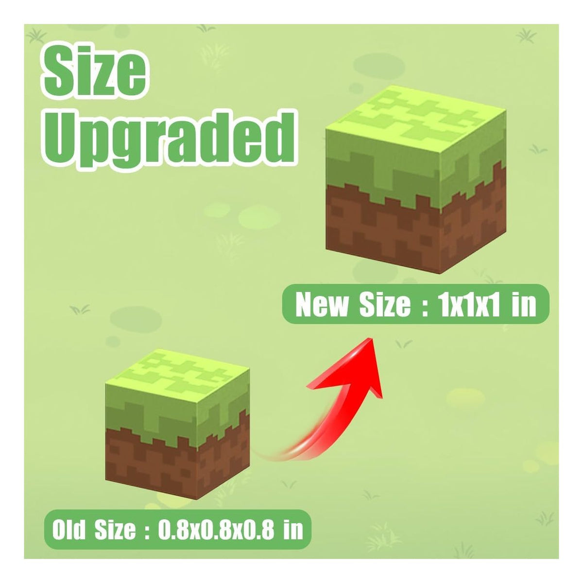 Bloques magnéticos Mundo Minecraft cubos imanes 160 PIEZAS