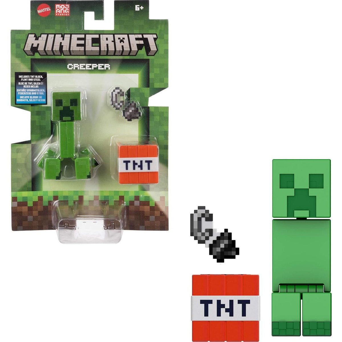 Minecraft Figura de Acción Creeper mas Accesorios TNT