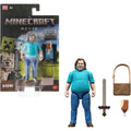 Minecraft La Pelicula Figura Steve con Accesorios 10cm
