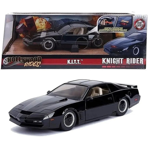 Auto Fantastico a Escala 1-24 de Metal Knight Rider Kitt Pontiac Con Luces
