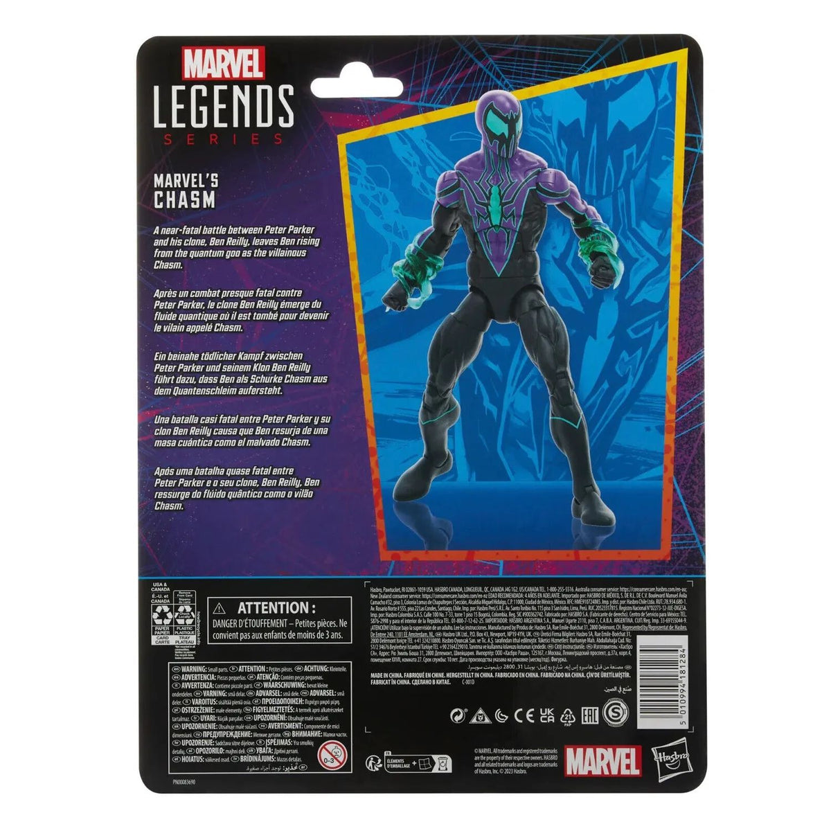 The Amazing Spider-Man Marvel Legends Chasm Spiderman