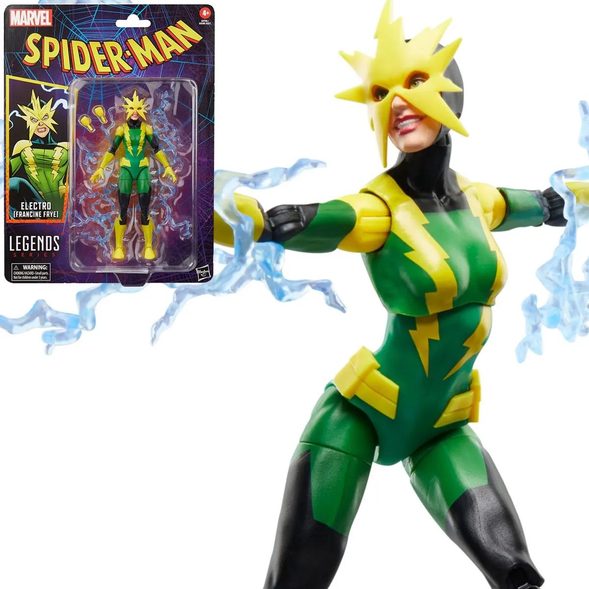 Spider-Man Marvel Legends Retro Electro Francine Frye
