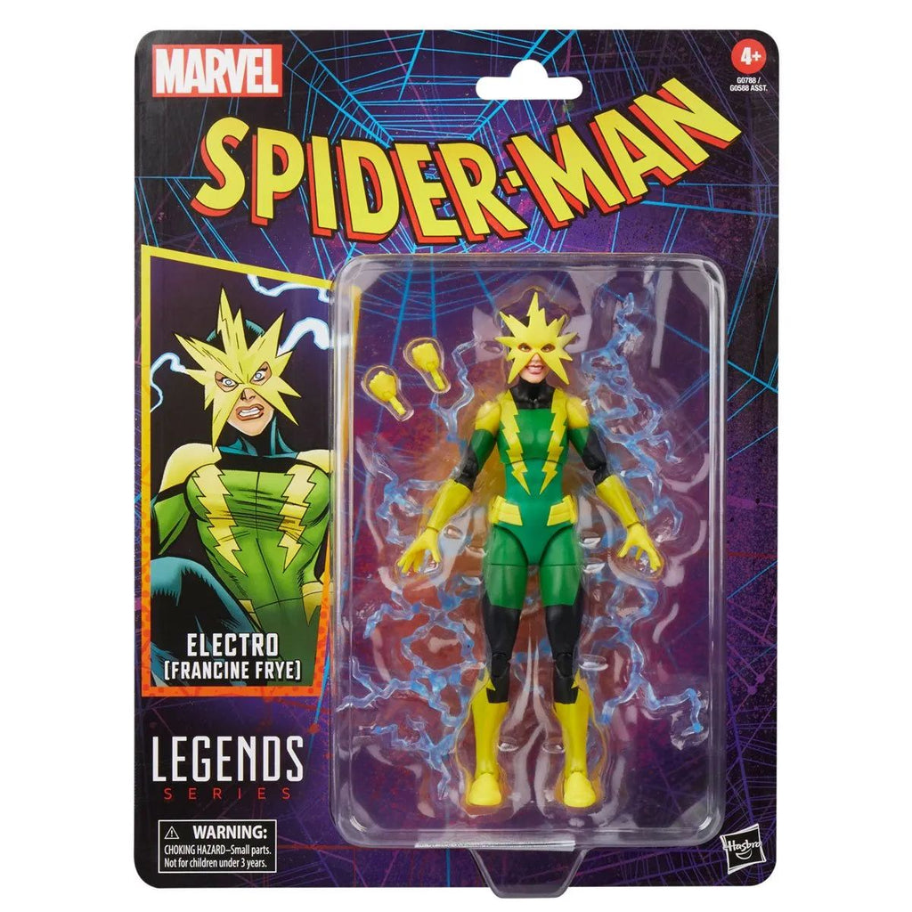 Spider-Man Marvel Legends Retro Electro Francine Frye