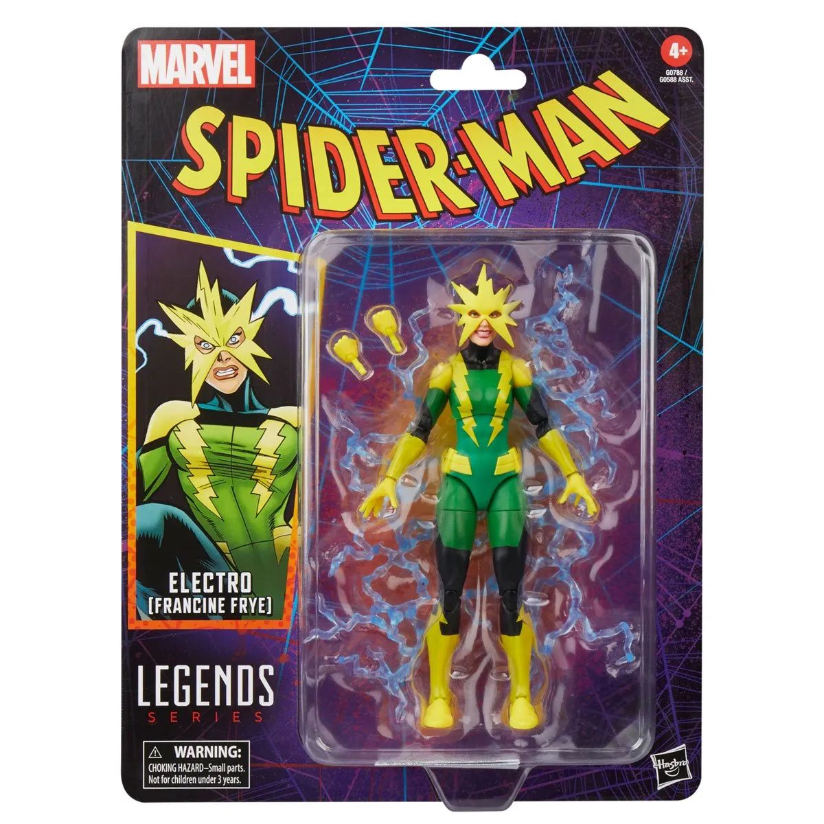 Spider-Man Marvel Legends Retro Electro Francine Frye
