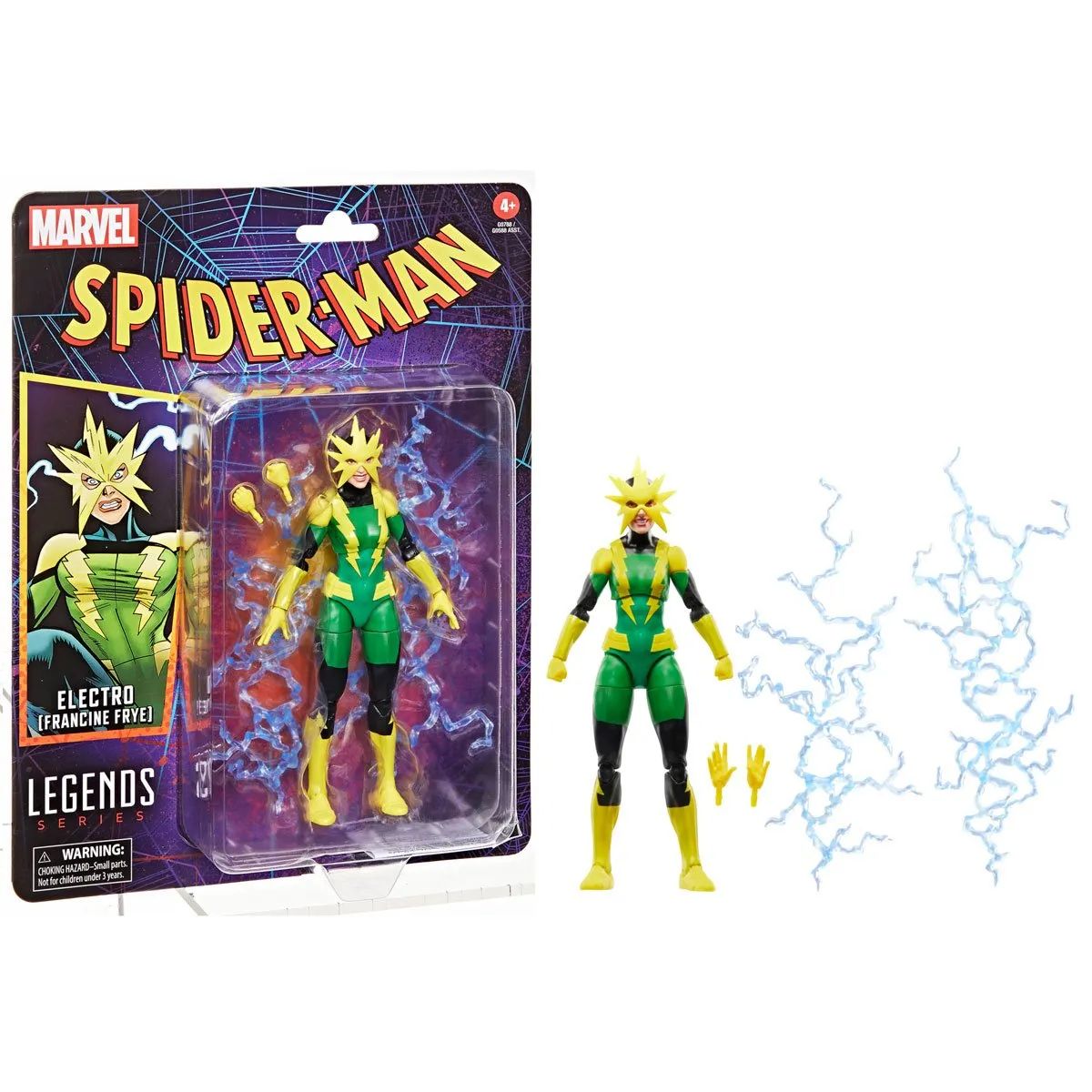 Spider-Man Marvel Legends Retro Electro Francine Frye