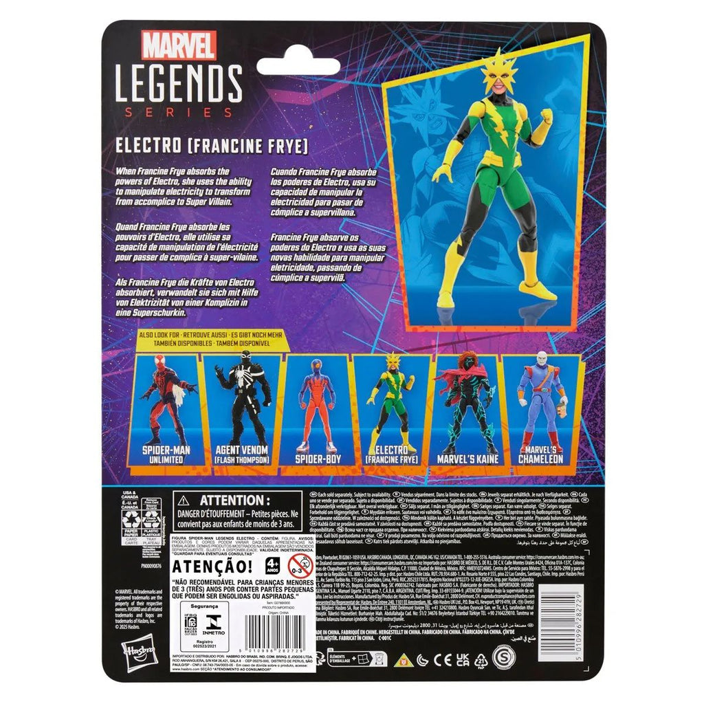 Spider-Man Marvel Legends Retro Electro Francine Frye