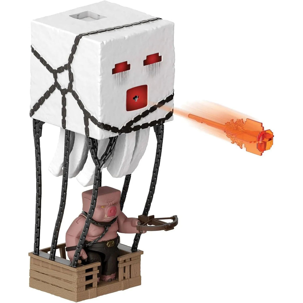 Blast Attack Ghast y Piglin Warrior sonido y Luz Minecraft
