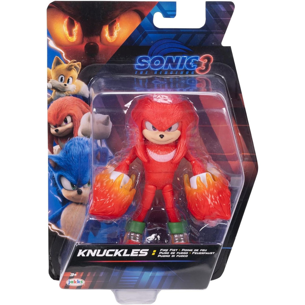 Knuckles Movie Sonic the Hedgehog 3 con Efecto Poder