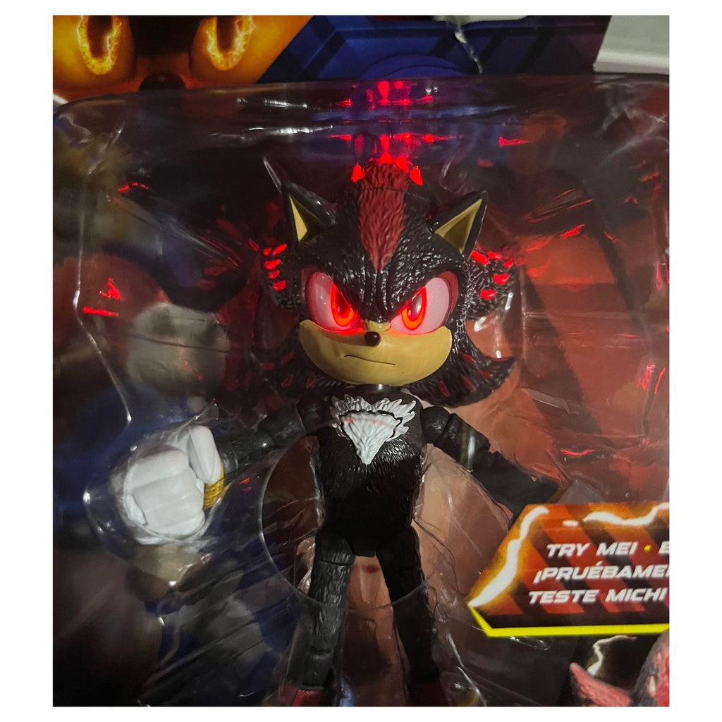 Figura Movie Sonic the Hedgehog 3 Shadow con Luces