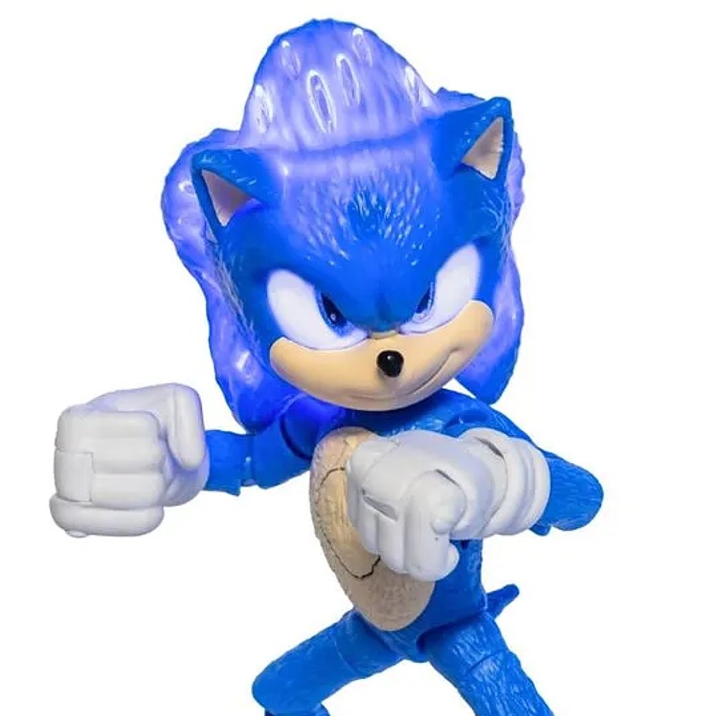 Figura de Acción Sonic the Movie Hedgehog 3 Jakks Pacific con Luces