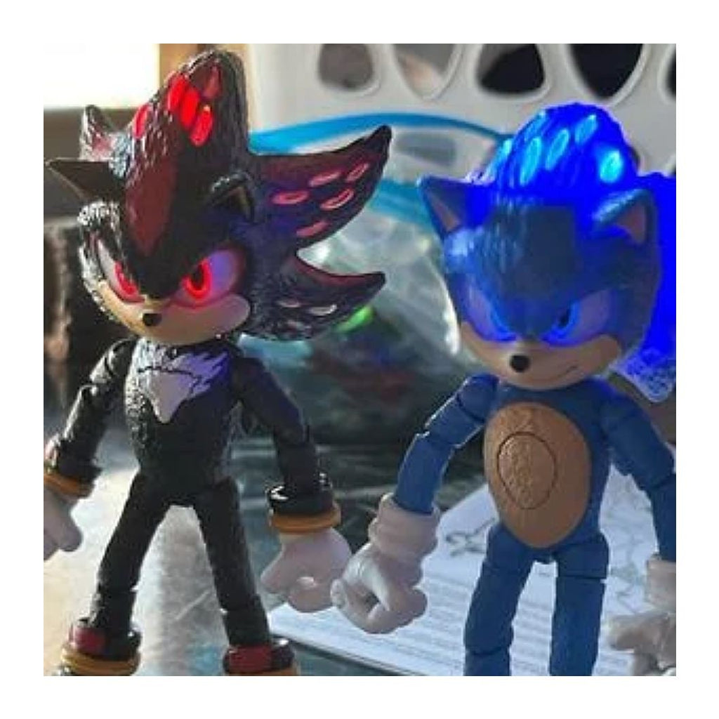 Figura de Acción Sonic the Movie Hedgehog 3 Jakks Pacific con Luces