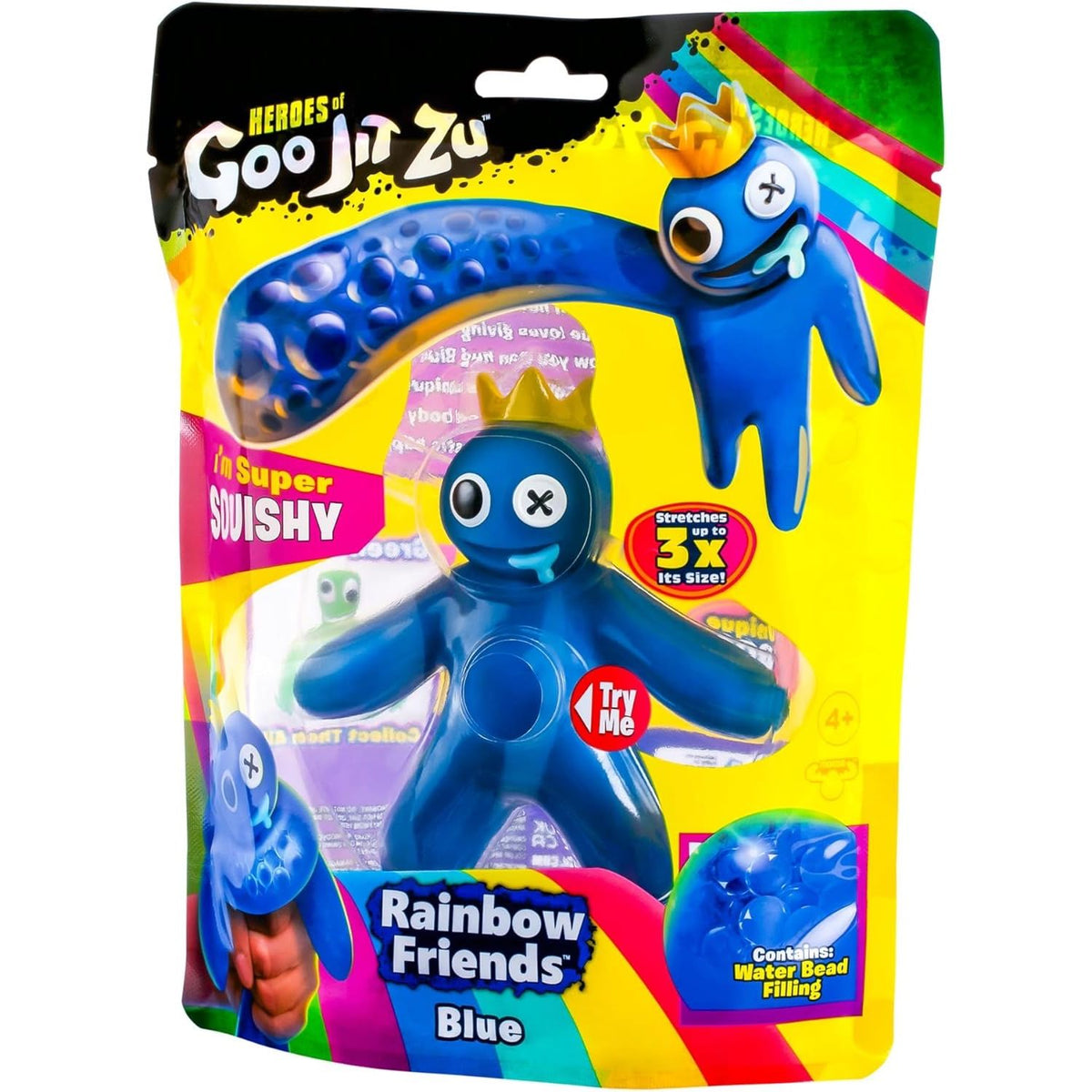 Goo Jit Zu Estirable Elásticos Rainbow Friends Blue