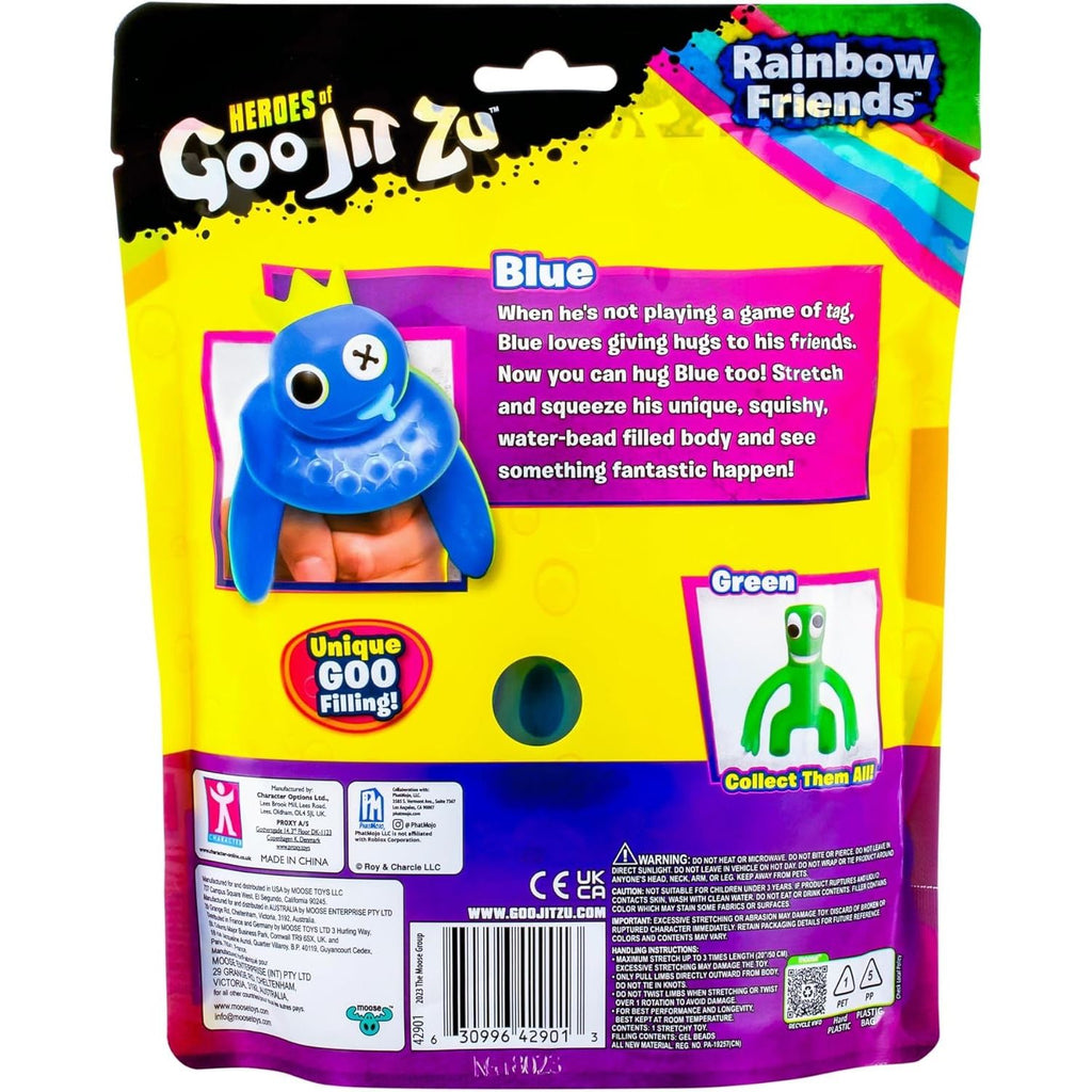 Goo Jit Zu Estirable Elásticos Rainbow Friends Blue