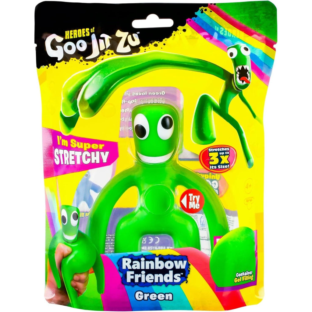 Goo Jit Zu Estirable Elásticos Rainbow Friends Green