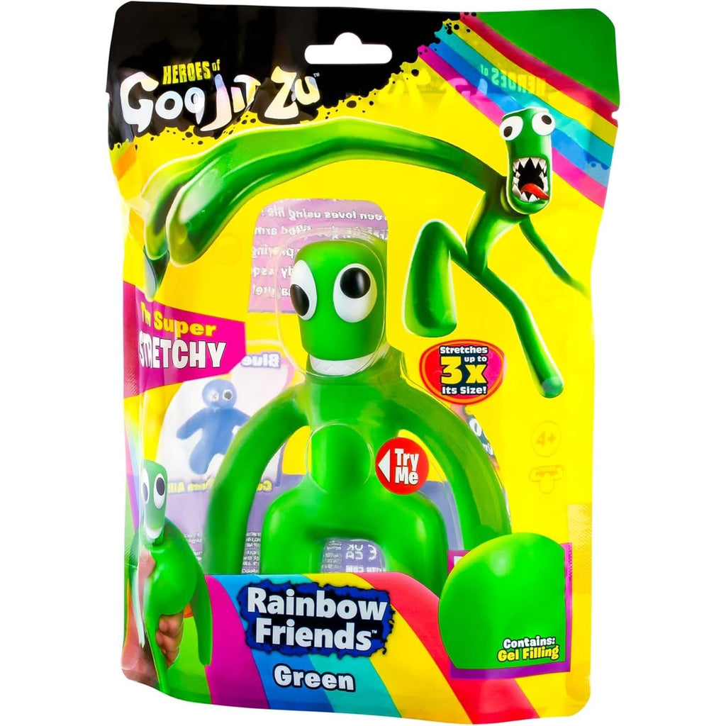 Goo Jit Zu Estirable Elásticos Rainbow Friends Green