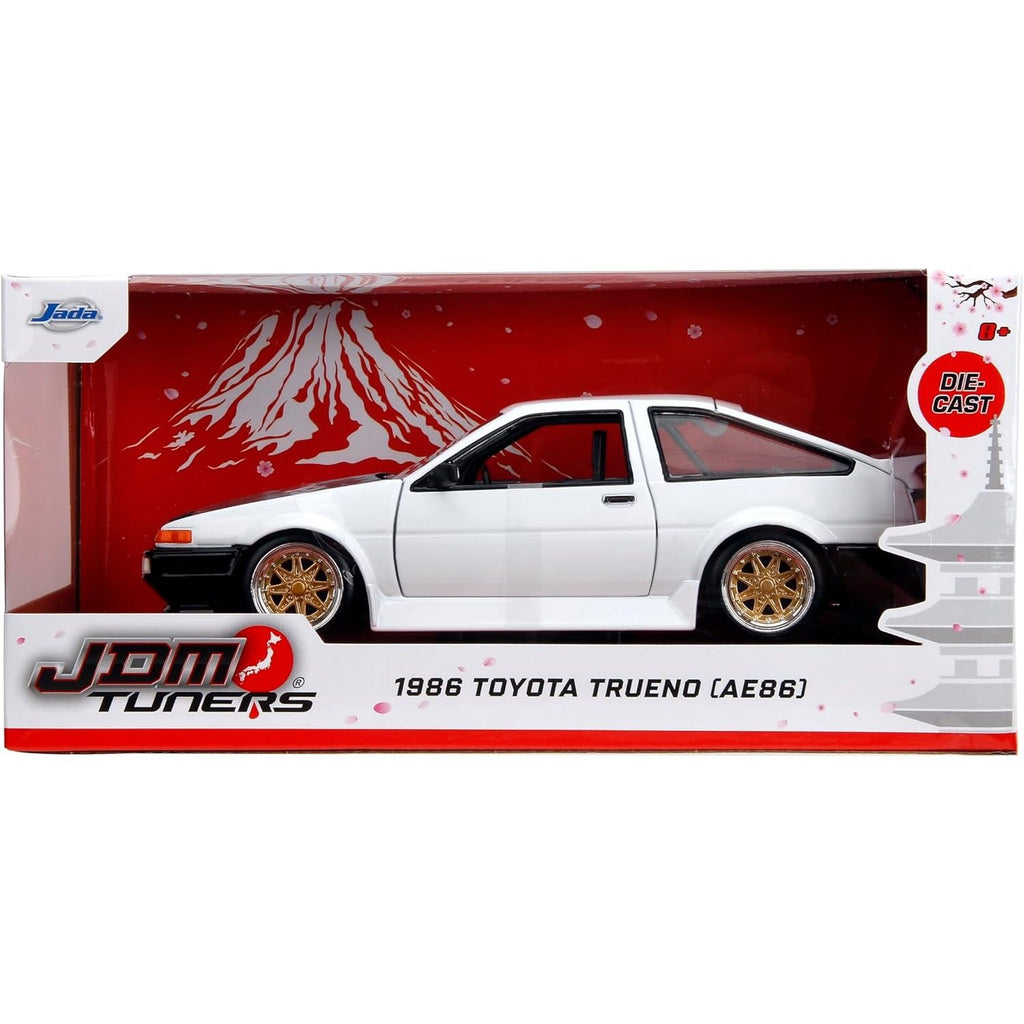 Auto Escala de Metal 1-24 Die-Cast 1986 AE86 Toyota Trueno Initial D