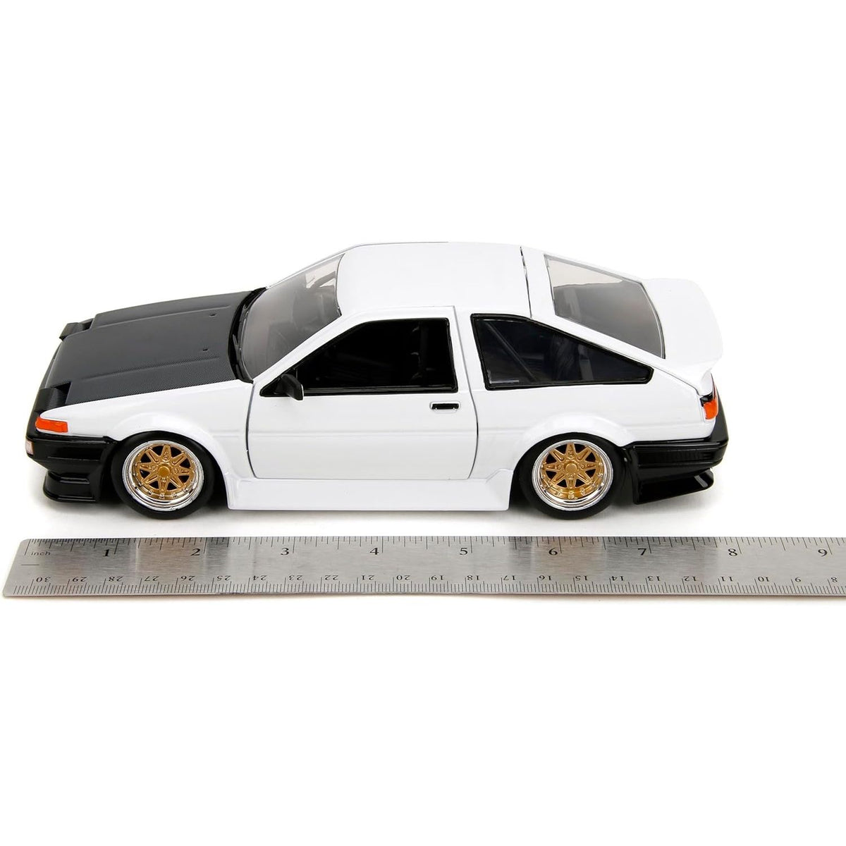 Auto Escala de Metal 1-24 Die-Cast 1986 AE86 Toyota Trueno Initial D