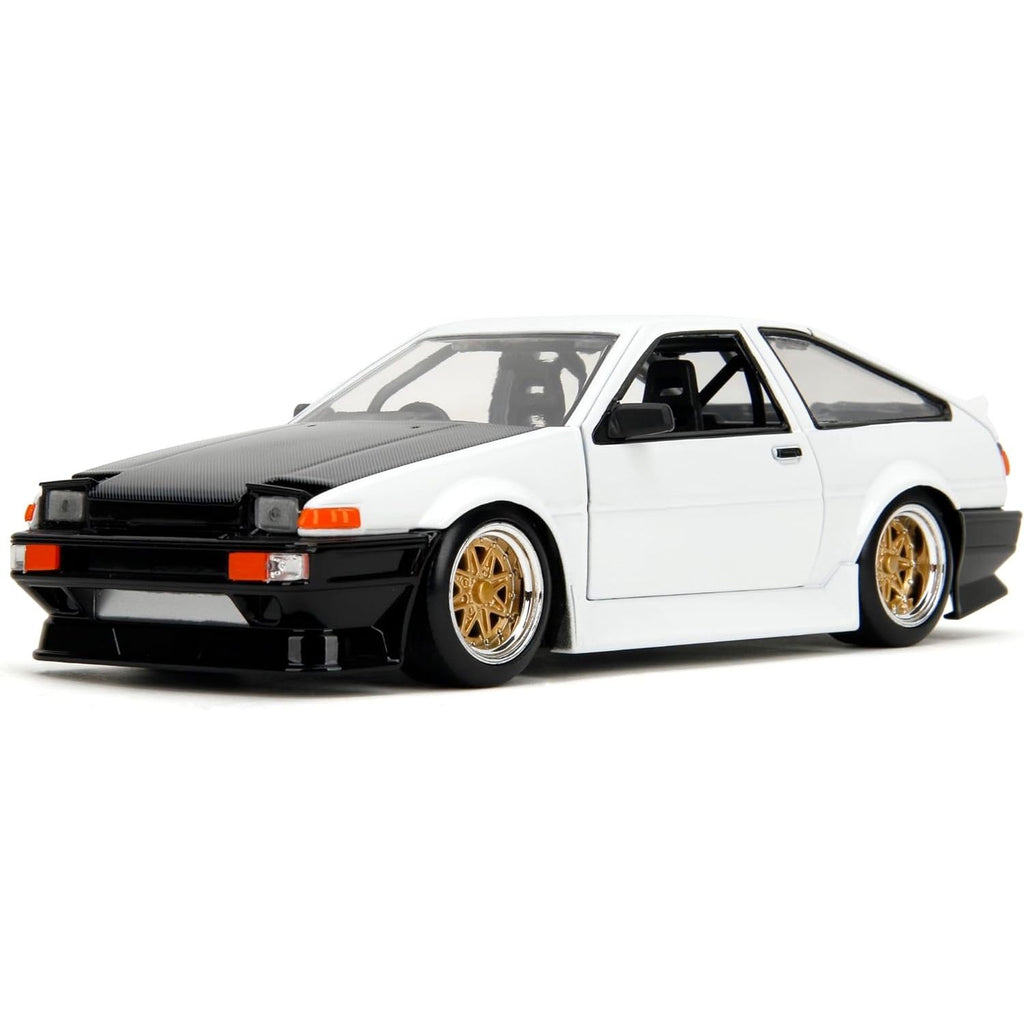 Auto Escala de Metal 1-24 Die-Cast 1986 AE86 Toyota Trueno Initial D