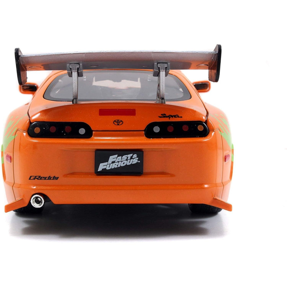 Auto Escala de Metal 1-24 Die-Cast Toyota Supra Rapidos y Furiosos