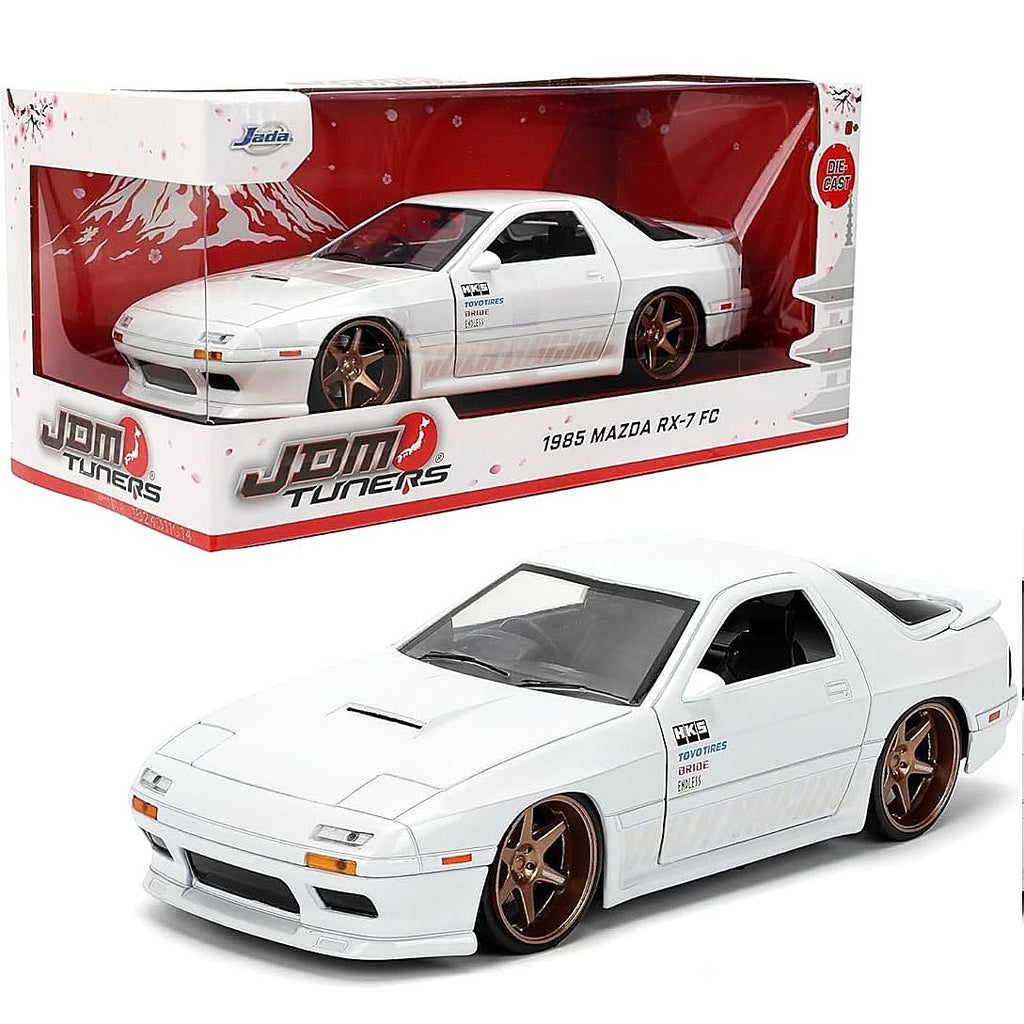Auto Escala de Metal 1-24 Die-Cast Mazda RX-7 (FC) 1985 Initial D