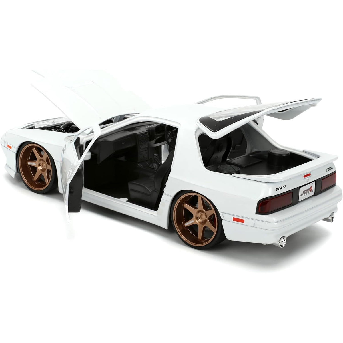 Auto Escala de Metal 1-24 Die-Cast Mazda RX-7 (FC) 1985 Initial D
