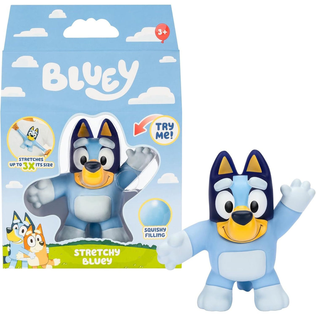 Figura de Accion Estirable Elásticos Bluey Strenchy