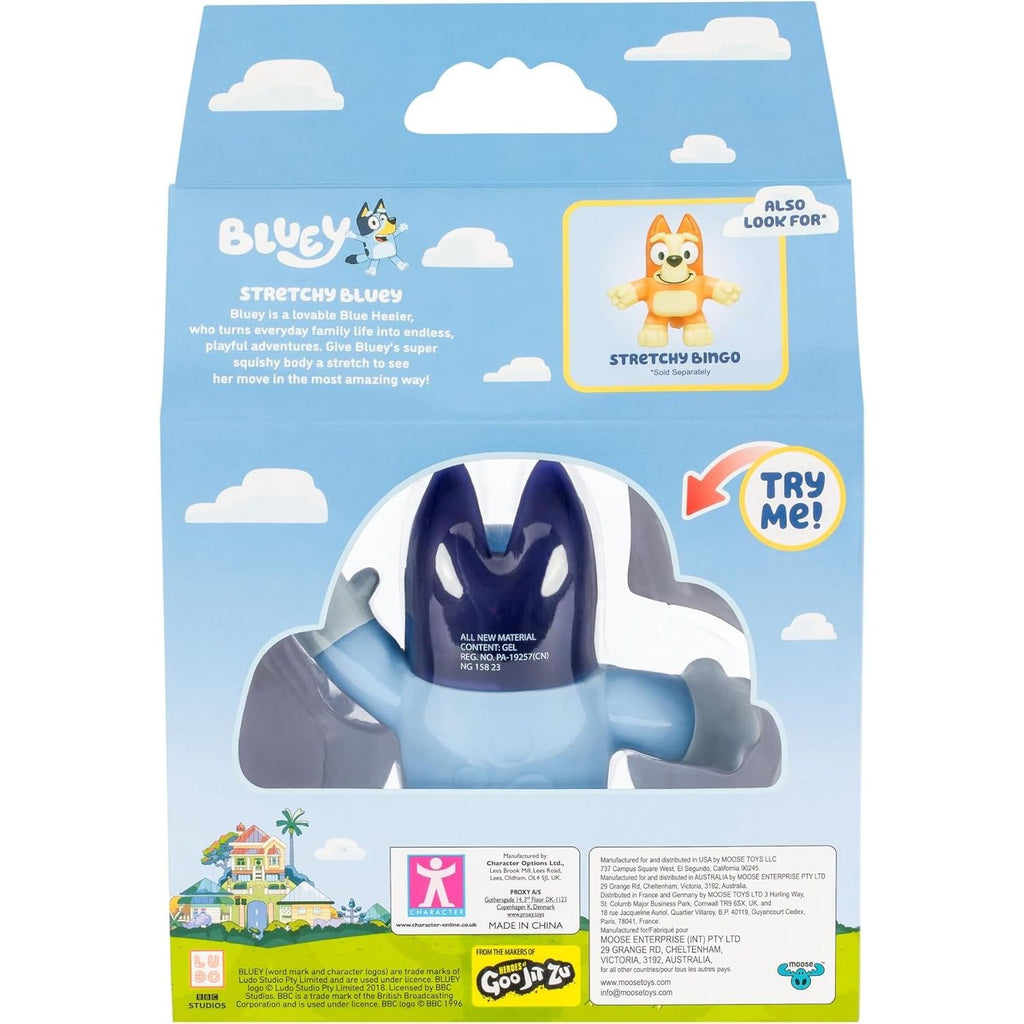 Figura de Accion Estirable Elásticos Bluey Strenchy
