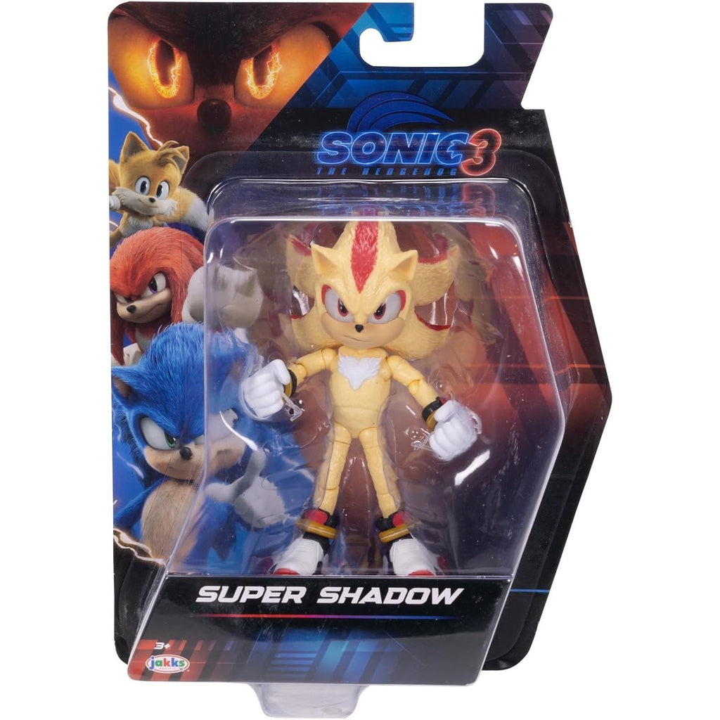 Figura de Accion La Pelicula Sonic 3 the Hedgehog Super Shadow
