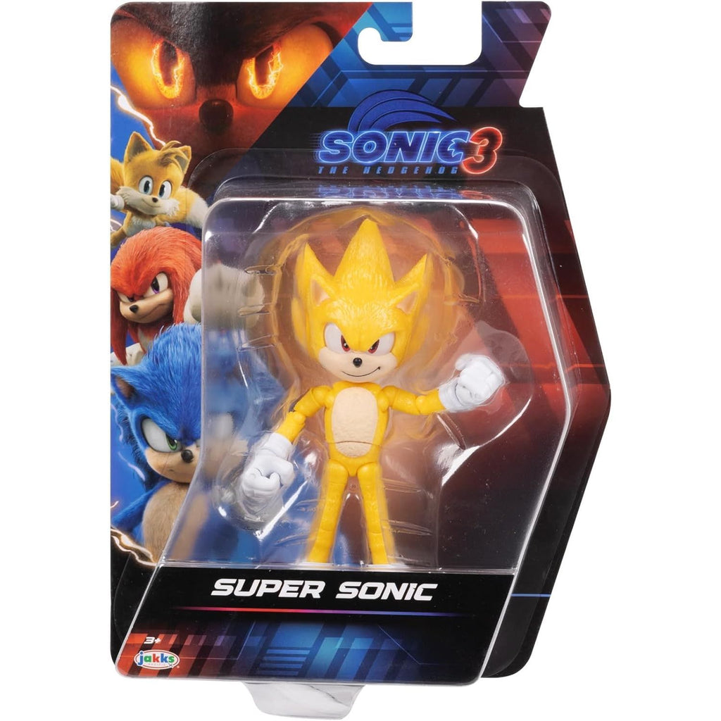 Figura de Accion Sonic 3 the Hedgehog La Pelicula Super SONIC