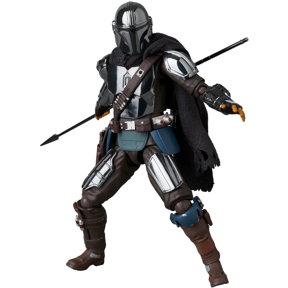 Star Wars The Mandalorian Mafex 256 Chrome Ver