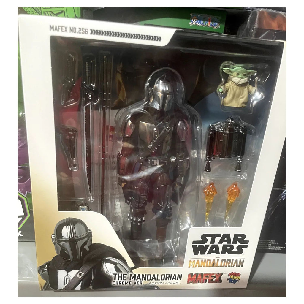 Star Wars The Mandalorian Mafex 256 Chrome Ver