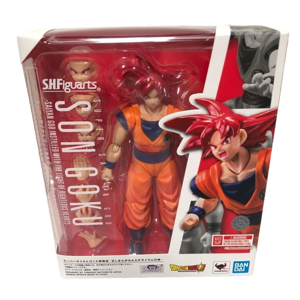 Figura Dragon Ball Super SH Figuarts Super Saiyan God Goku