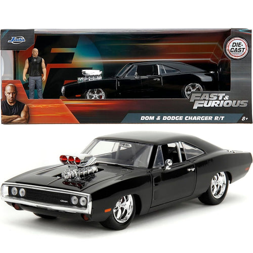 Auto Escala de Metal 1-24 Dodge Charger & Dominic Rapidos y Furiosos