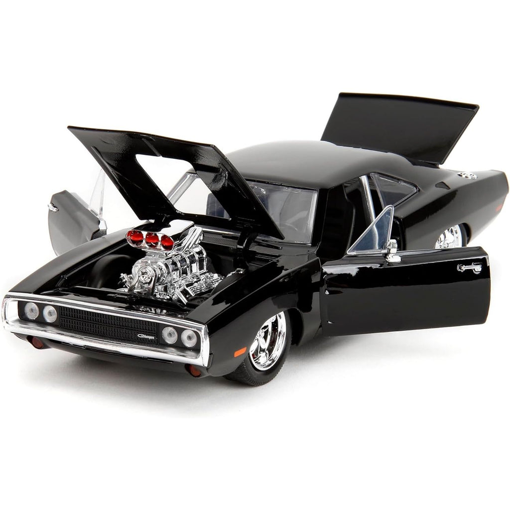 Auto Escala de Metal 1-24 Dodge Charger & Dominic Rapidos y Furiosos
