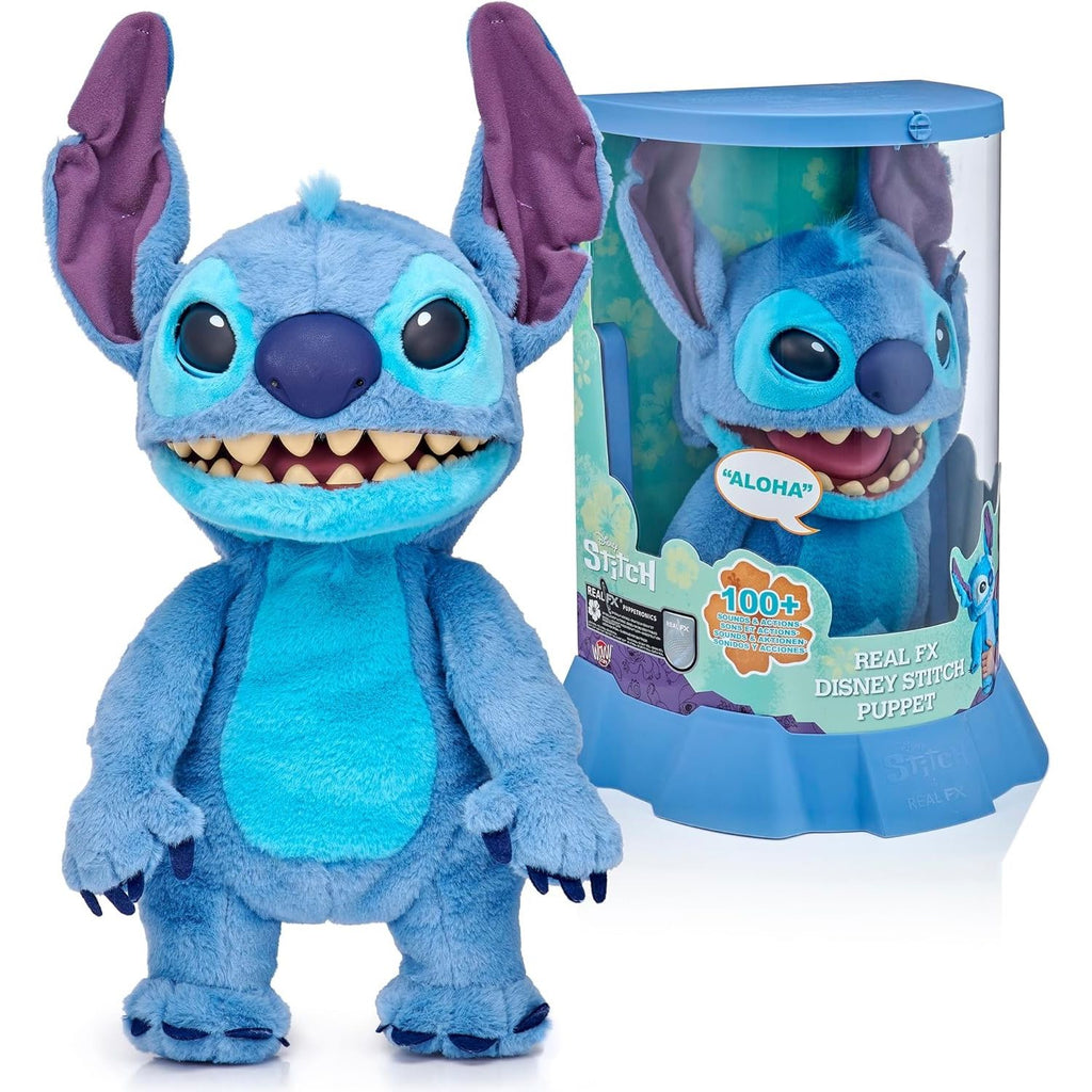 Marioneta Peluche Animatronico Stitch +100 Acciones Sonidos