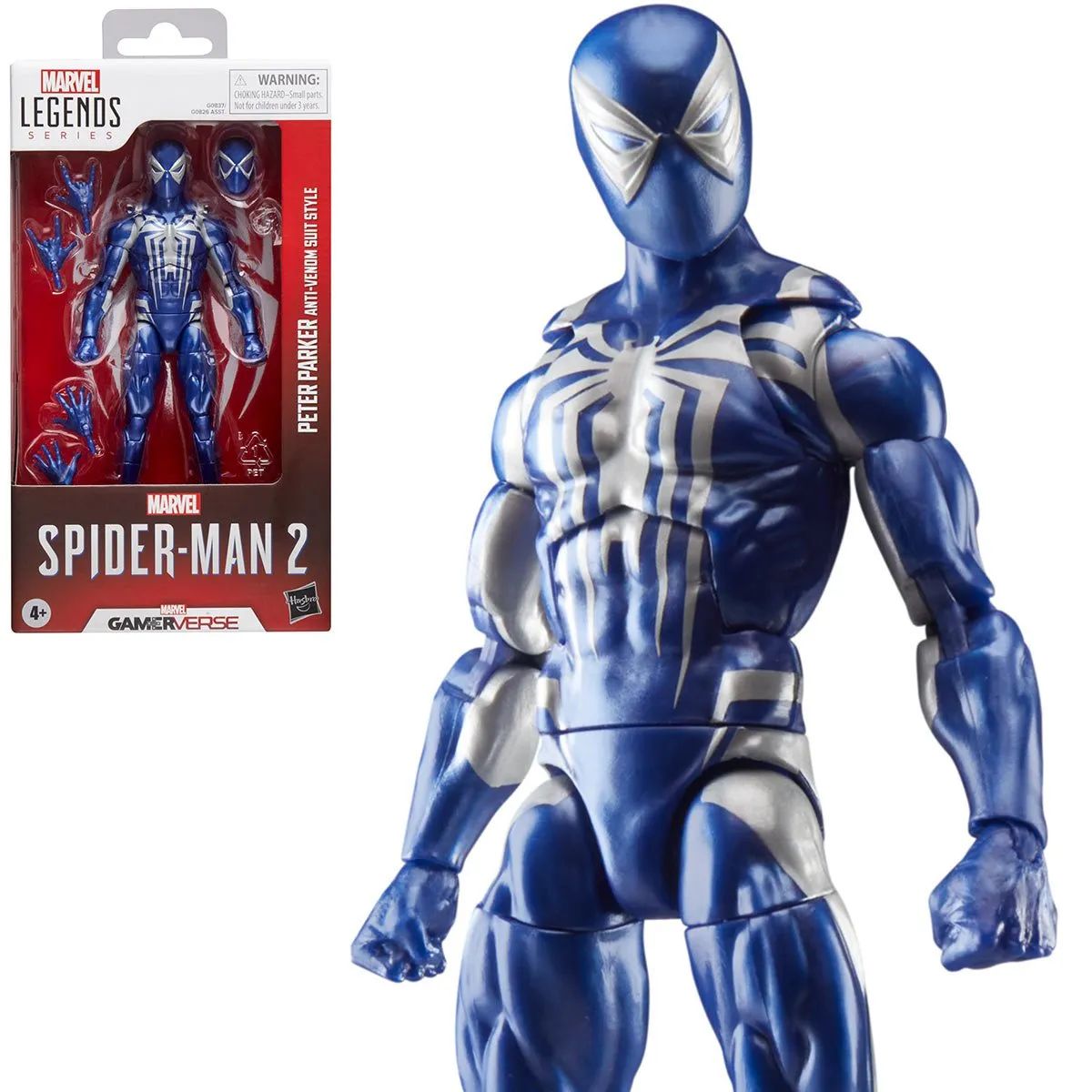 Spider-Man 2 Marvel Legends Gamerverse Peter Anti-Venom Suit