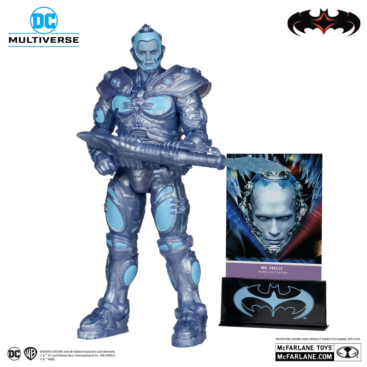 MR FREEZE BATMAN & ROBIN BLACK LIGHT EDITION GOLD LABEL