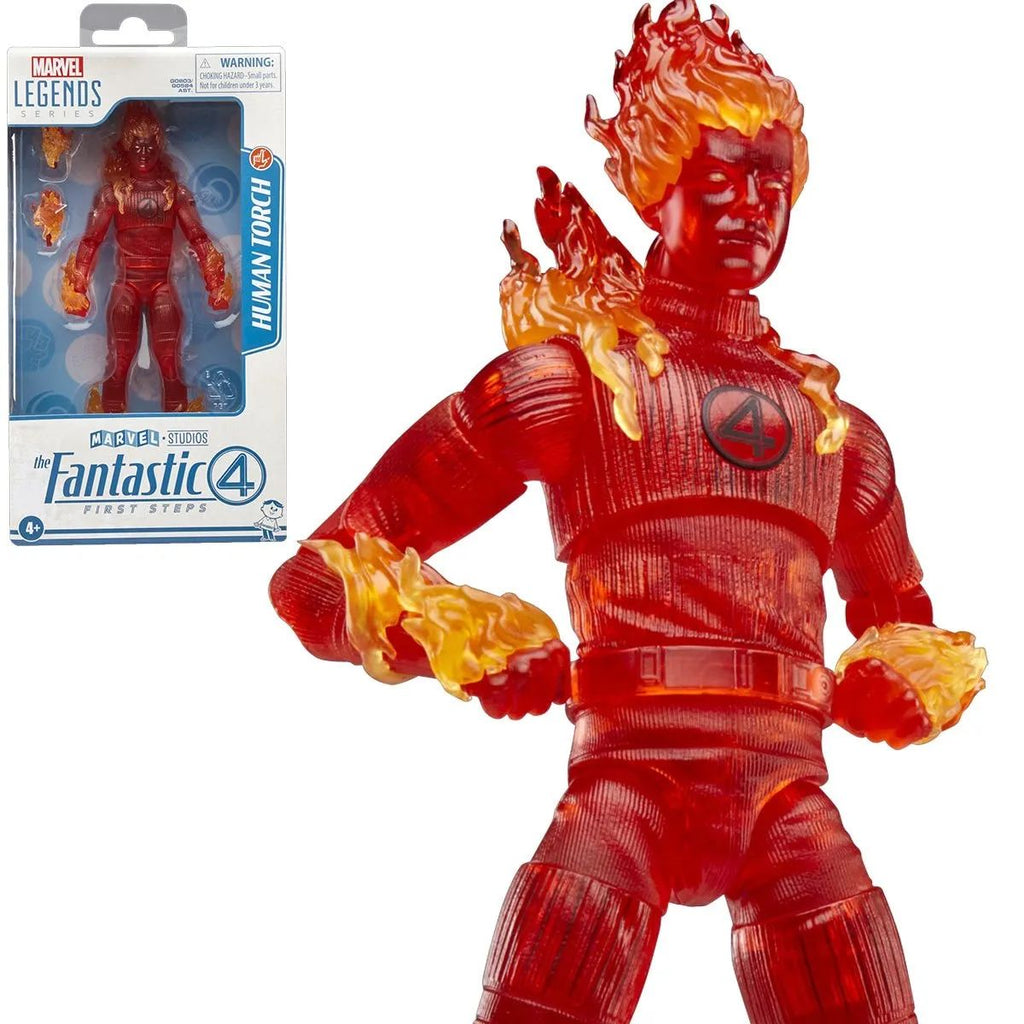 Los 4 Fantasticos 1ros Pasos Marvel Legends Antorcha Humana