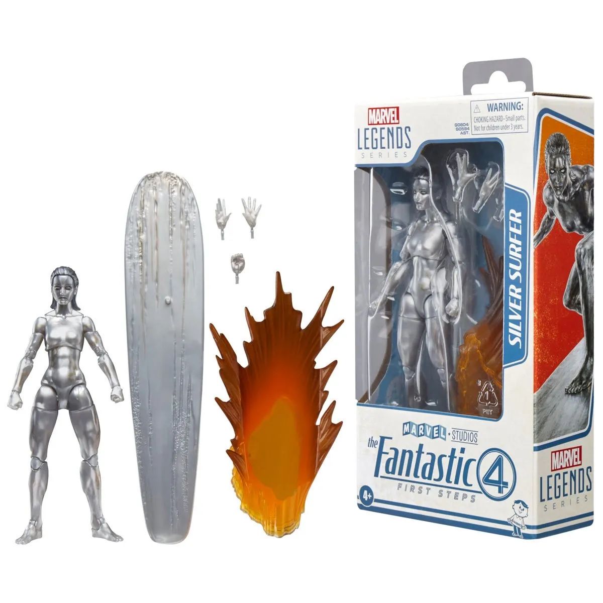 Los 4 Fantasticos 1ros Pasos Marvel Legends Silver Surfer