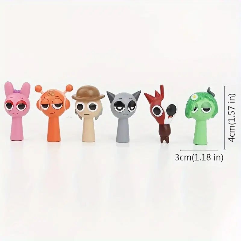 Calendario de Adviento Mini Figuras Sprunki Incredibox Set 48 Personajes al Azar
