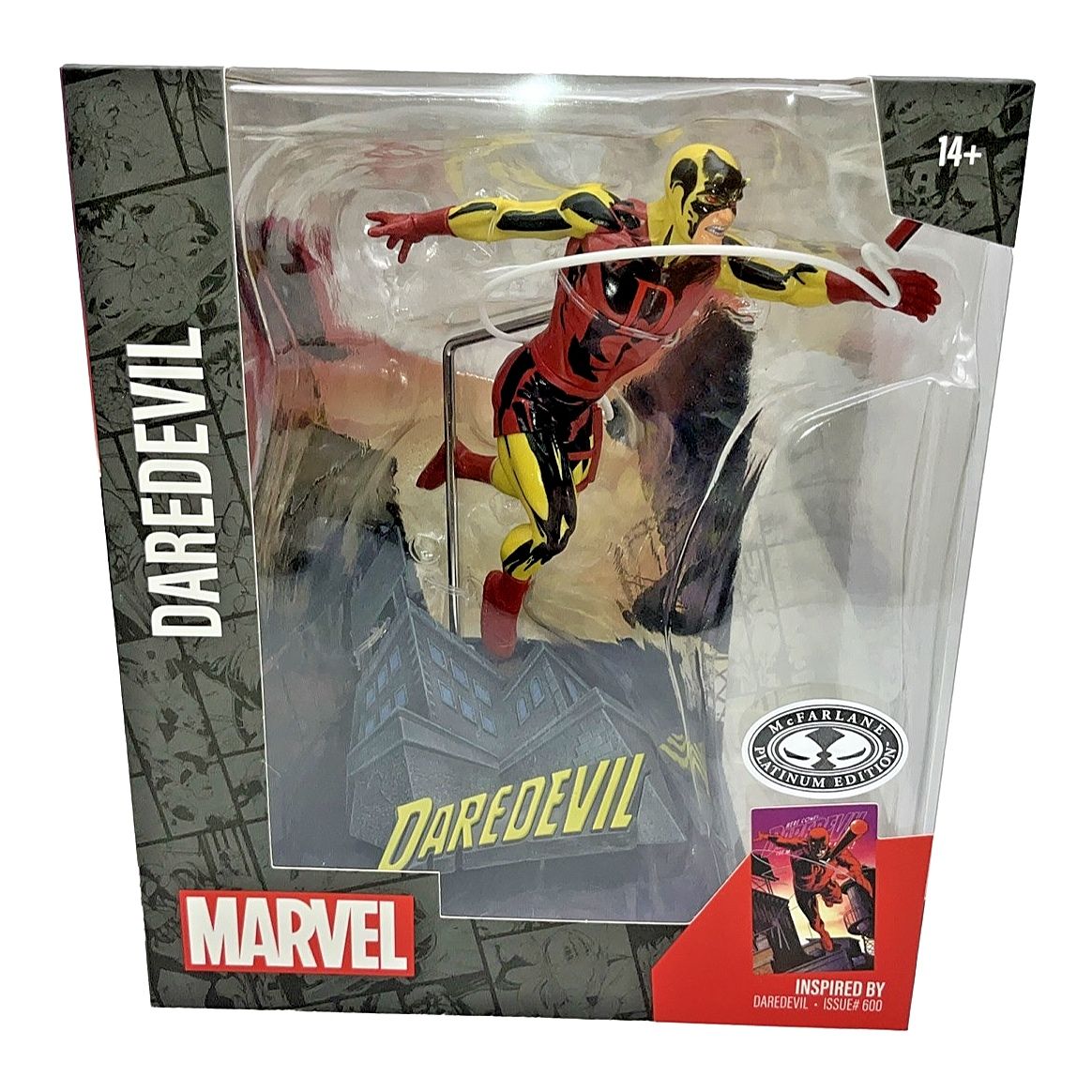 Daredevil 600 Platinum Chase Escala 1-10 Estatua Escenario