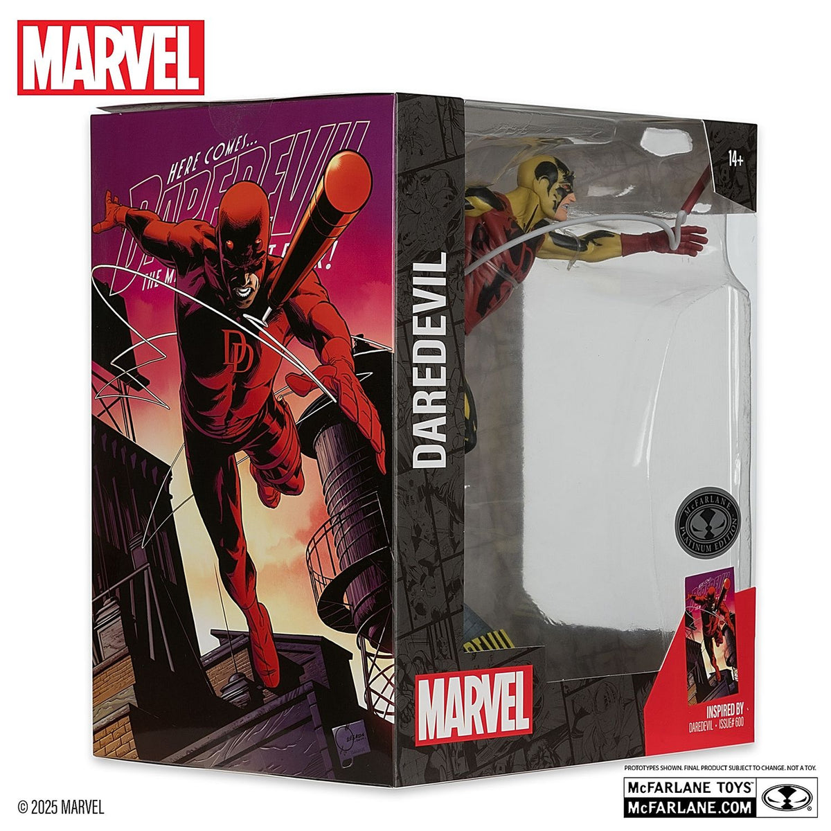 Daredevil 600 Platinum Chase Escala 1-10 Estatua Escenario