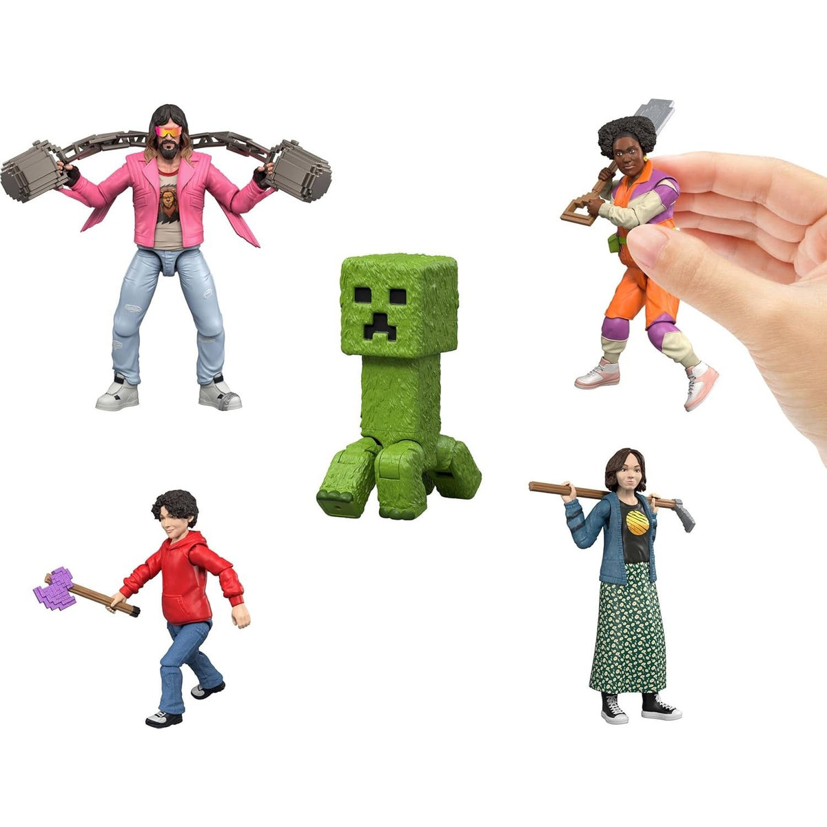 Set 8 Figuras Story Pack La Pelicula Steve Garret lobo y mas