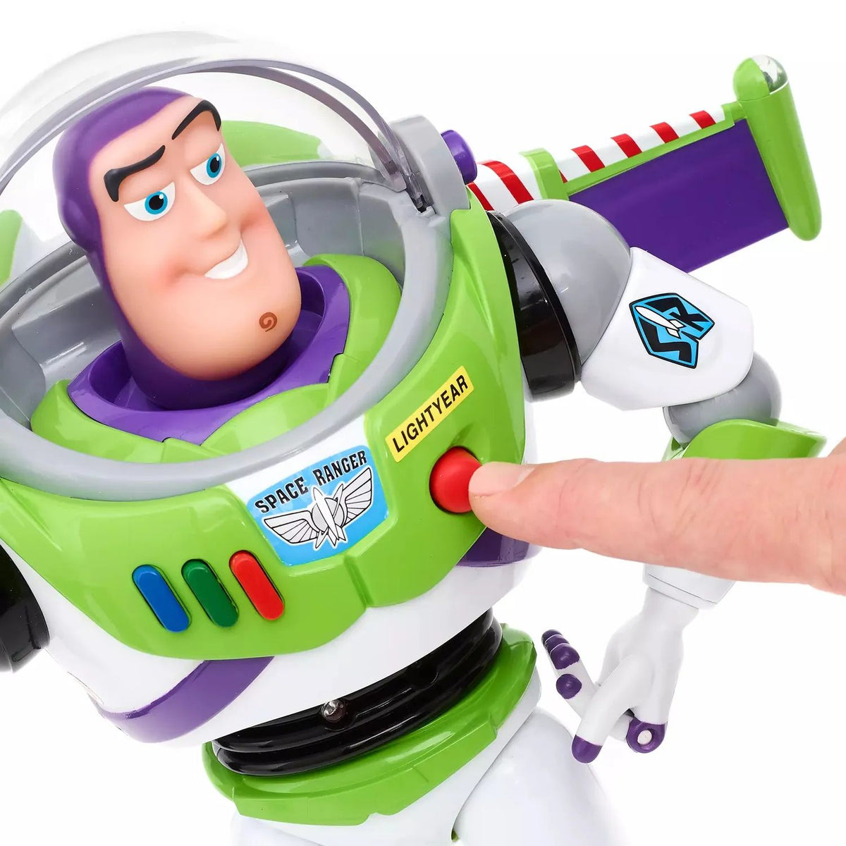 Muñeco Oficial Interactivo Toy Story Buzz Lightyear Luces y Sonidos Altura 30cm